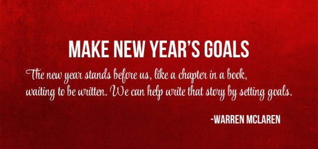 Make New Year’s Goals